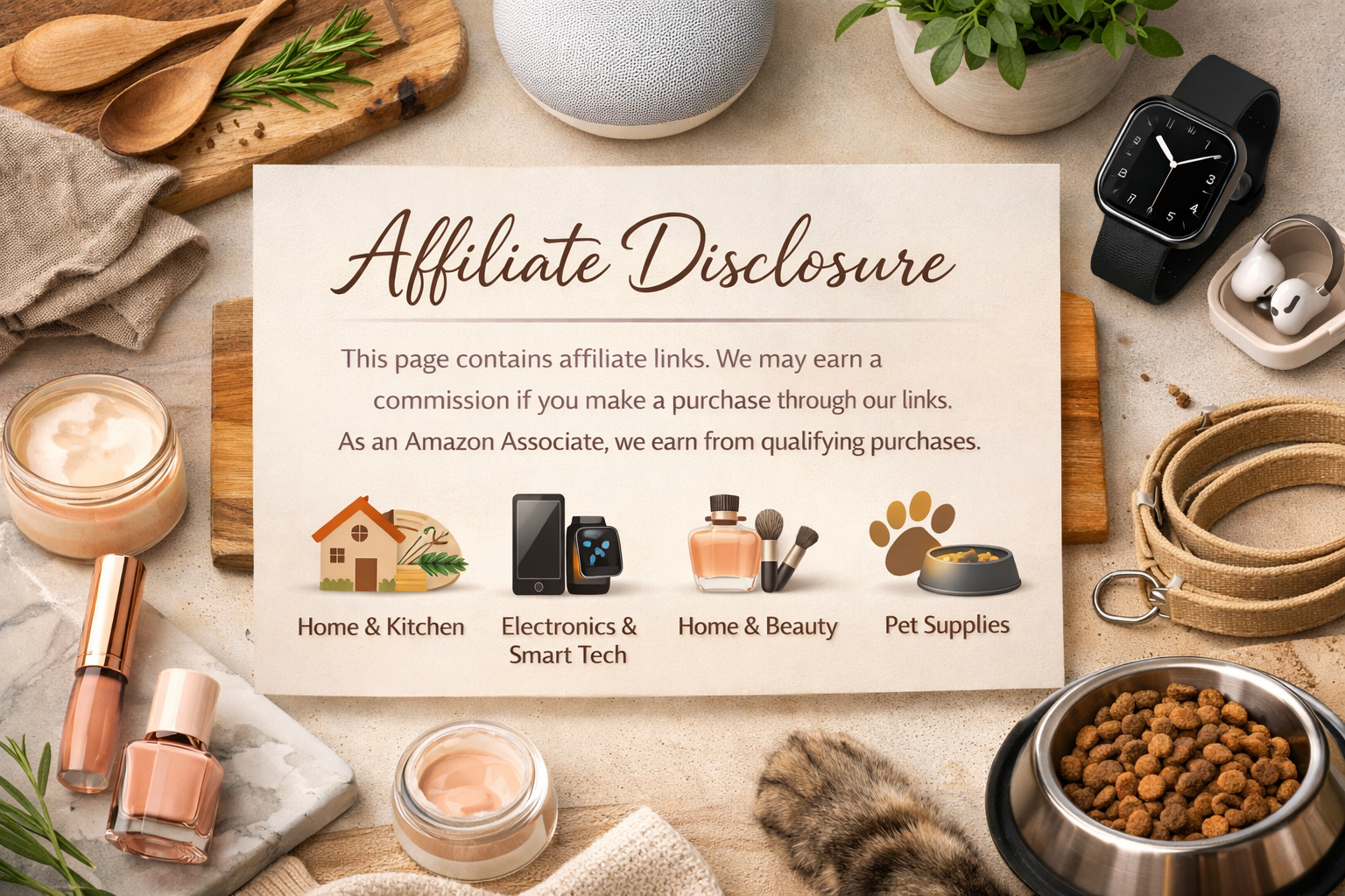 Affiliate Disclosure - Linear Home Living 360